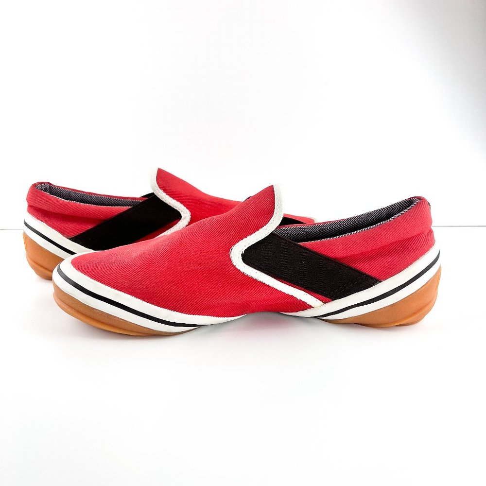 Puma Barrel Roll Low Slip-On Sneakers Shoes Mens Size 7.5 Red Brown NEW - Picture 8 of 11